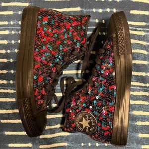 High Top Converse - Sequins